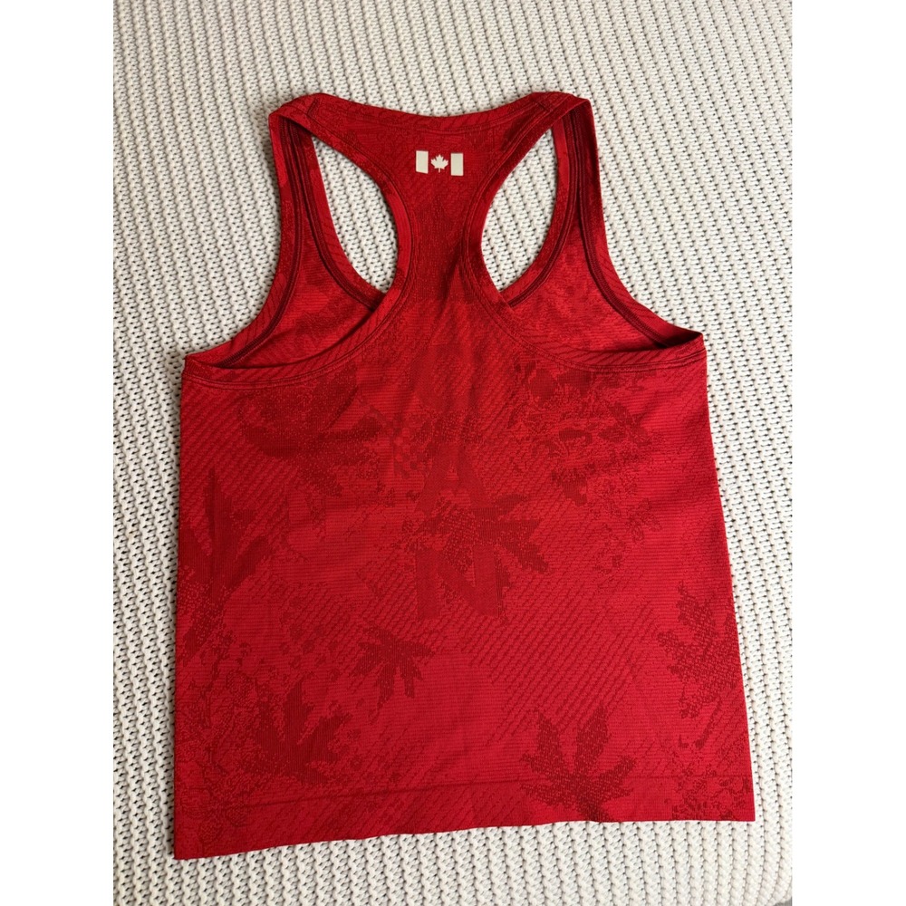Lululemon Team Canada 22 Swiftly Tech Racerback Tank Top 2.0 Red Maple Leaf 4